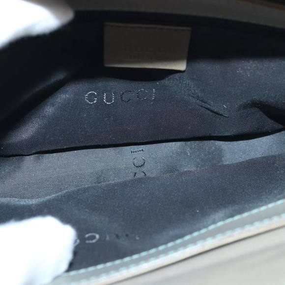 GUCCI Hand Bag Leather Brown Auth bs16079 - Picture 10 of 16